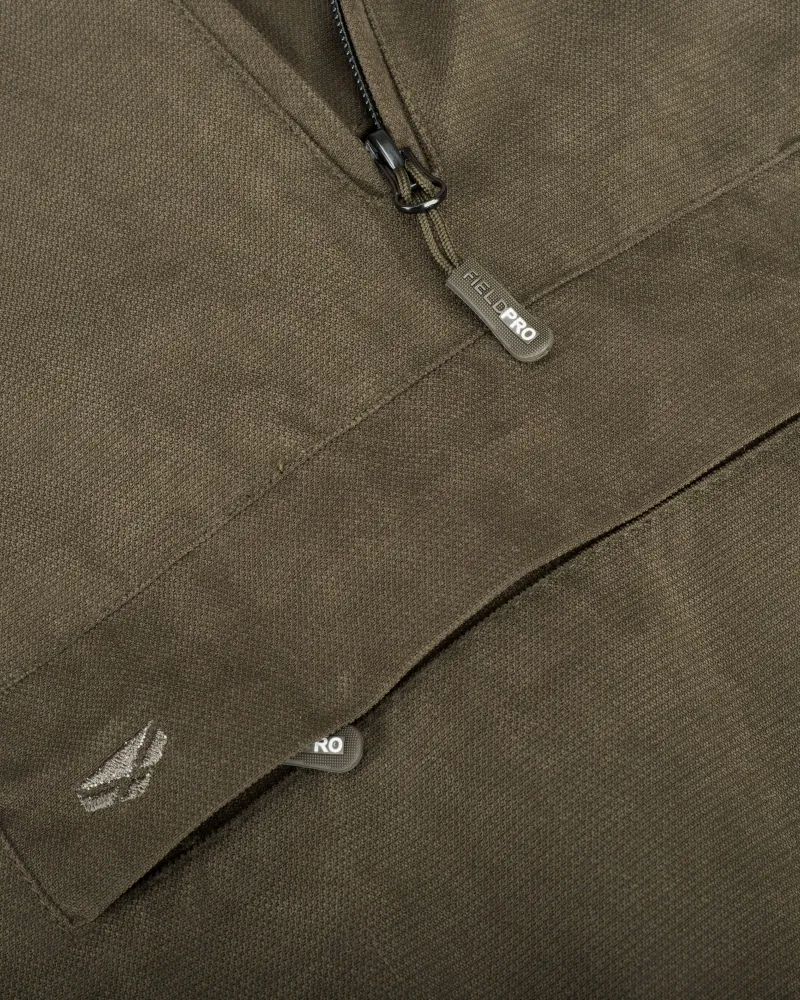 Hoggs Of Fife Struther Trilaminate Long Smock - Dark Green-2